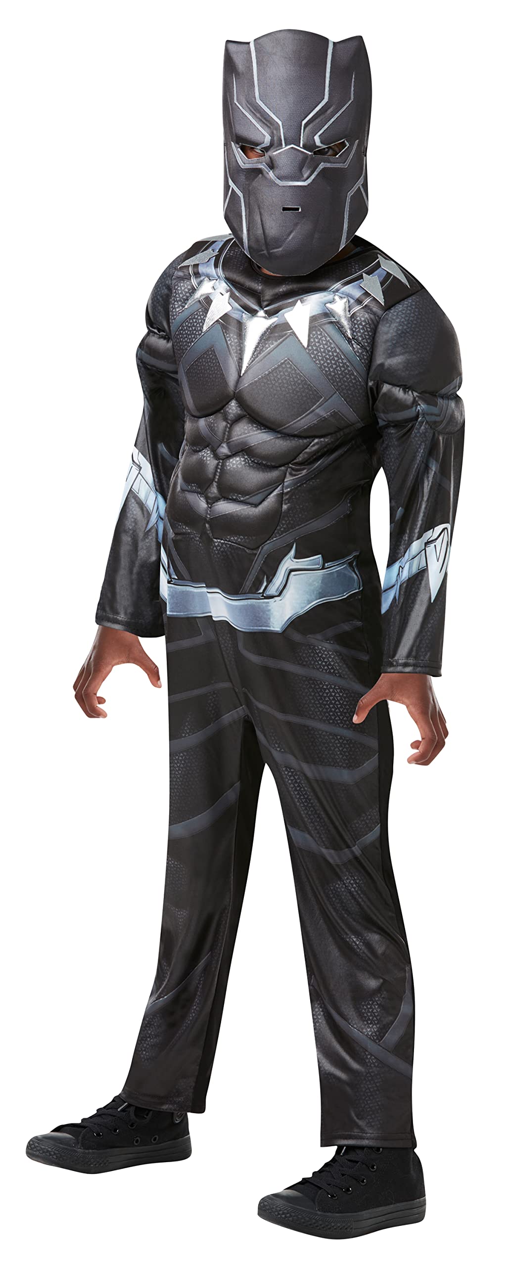 Rubies 640909L Marvel Avengers Black Panther Classic Child Costume, Boys, Large, 7-8 Years Halloween