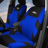 AUTOYOUTH Car Seat Covers Universal Full Set 9PCS Blue view 2