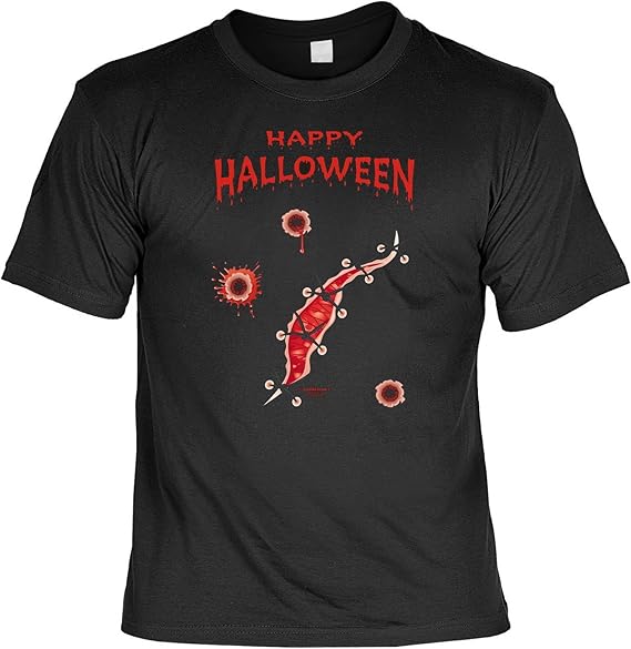 Tshirt « Happy Halloween » Couleur noir Amazon.fr Vêtements et