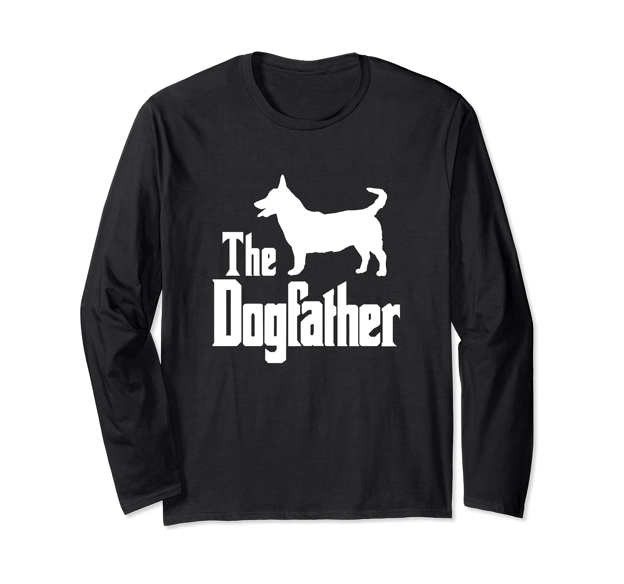 The Dogfather - funny dog gift, funny Lancashire Heeler Long Sleeve T-Shirt