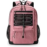 10L Small Size Casual Backpack for Kids Girls Boys Ages 3-9, Mini Waterproof Outdoor Sport Travel Hiking Camping Daypack (Light Pink)