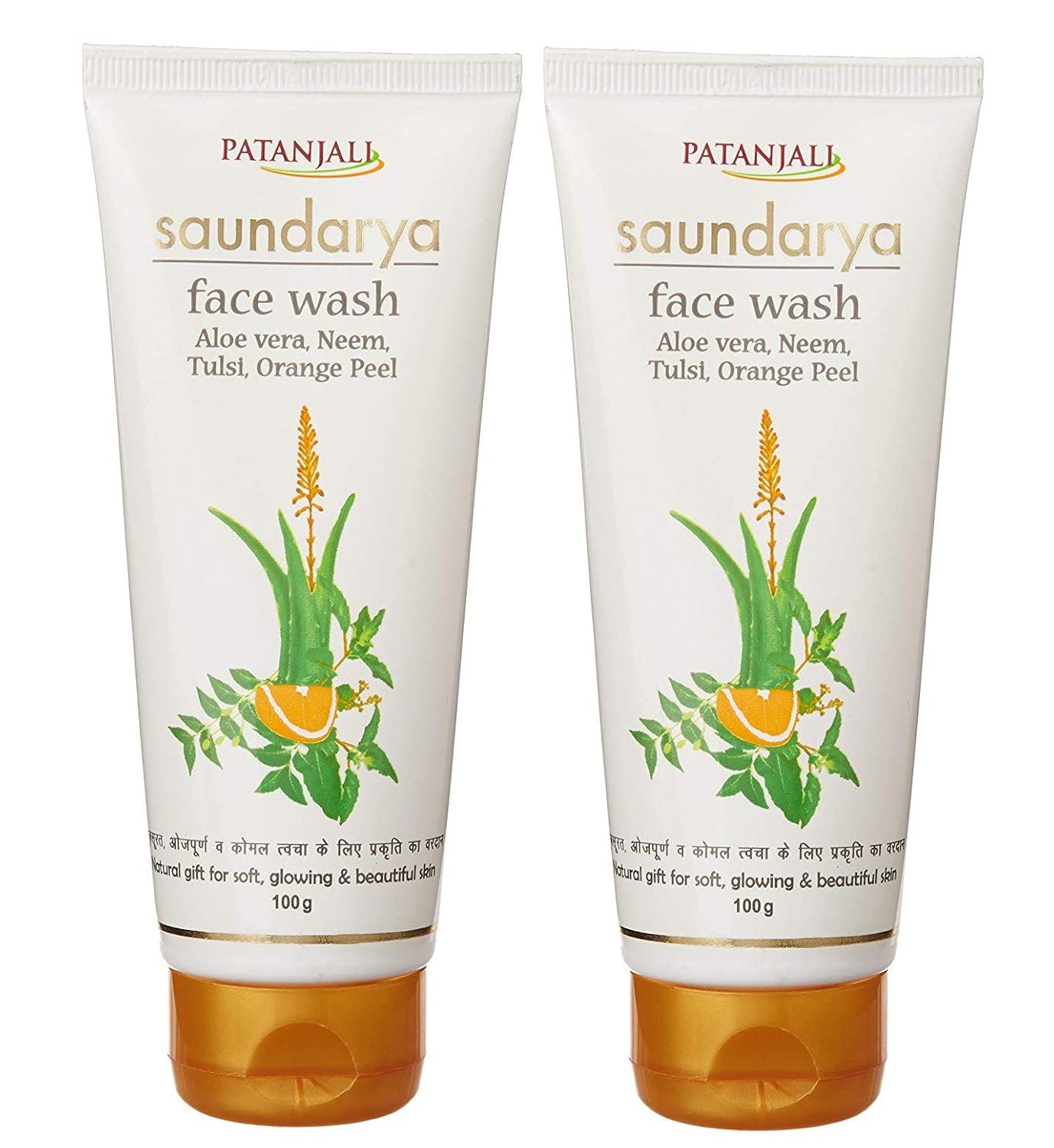 PATANJALI Saundarya Face Wash, 100g (Pack of 2) Amazon.in Beauty