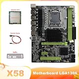 Lodokdre X58 Motherboard LGA1366 DDR3 ECC RAM X5650 CPU Switch Cable view 2