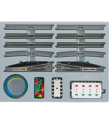 Lot De 4 Ponts Treillis Märklin 7262 Pour Voies M Ou K – Gris – Occasion