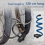 SPGOOD Bike Lock 1200mm 12mm with 2 Keys Mounting Bracket High Security view 6