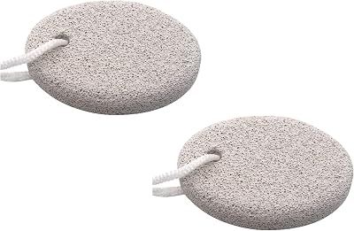 SUNNEE 2 PCS Natural Pumice Stone Feet Hands Callus Remover Dead Skin Pedicure