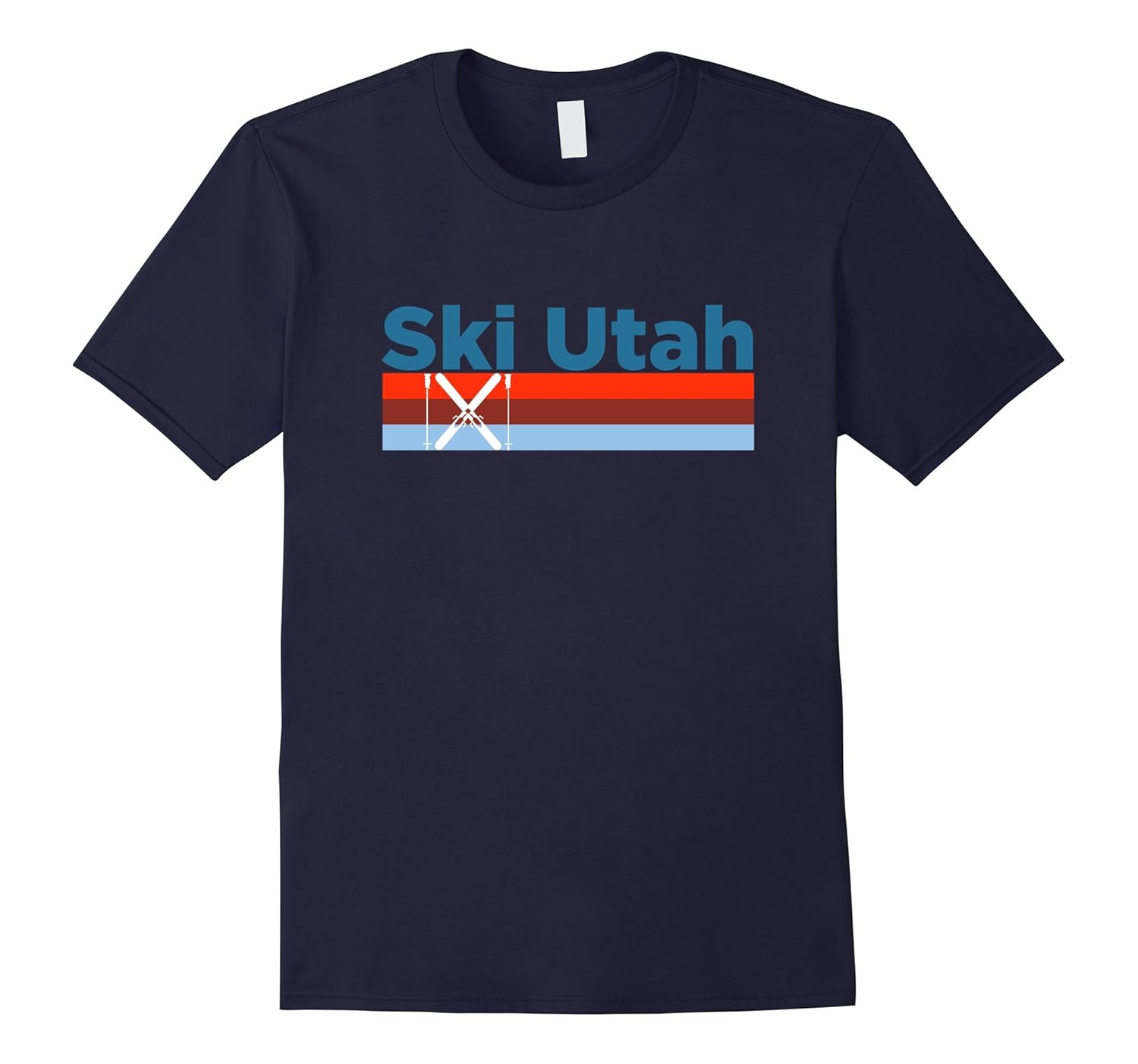 Retro Snow Ski - Ski Utah T Shirt-ANZ