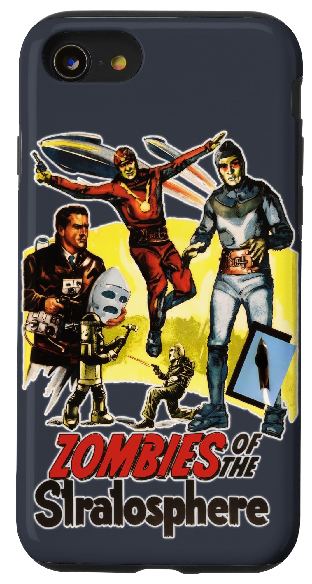 Vintage Sci-Fi Horror Zombies of the Stratosphere Case for iPhone SE (2020) / 7/8