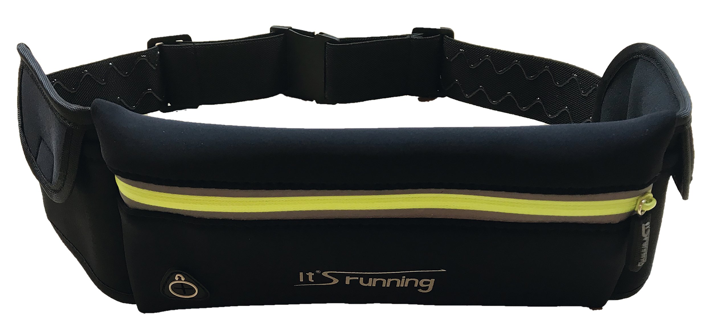 It's running Triple Running Belt Waist Bag Black/Yellow, One Size
