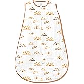 SwaddleDesigns Muslin zzZipMe Sleeping Sack, for Baby Boy and Girl, Wearable Blanket with 2-Way Zipper