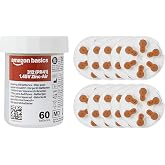 Amazon Basics Hearing Aid Size 312 Zinc-Air Batteries, 1.45 Volt, Brown Tab, Child-Resistant Package, 60-Pack