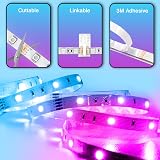 phopollo 10m LED Strip Light with 44-Keys IR Remote RGB 5050 Flexible view 3