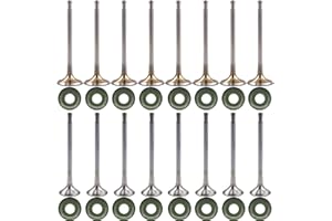 Silscvtt 16 pcs Intake and Air-out Valves Set Replacement for A4 A5 Golf 2.0T