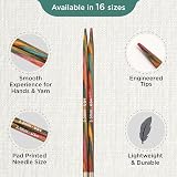 KnitPro Symfonie Interchangeable Circular Needles 5in 3.50mm Birch view 3