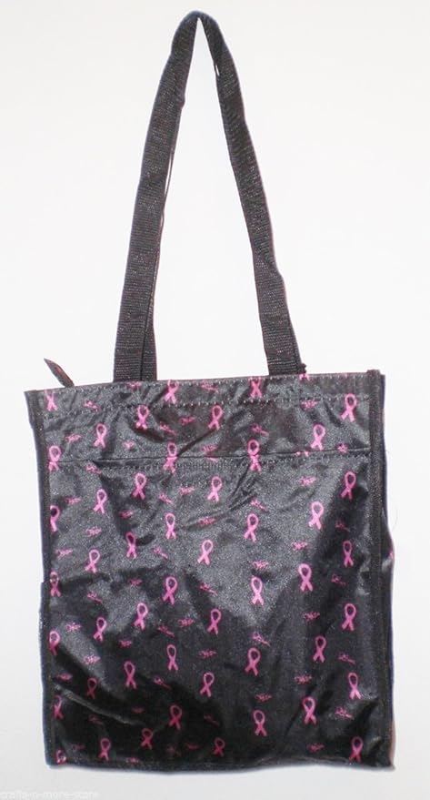 pink ribbon tote bags
