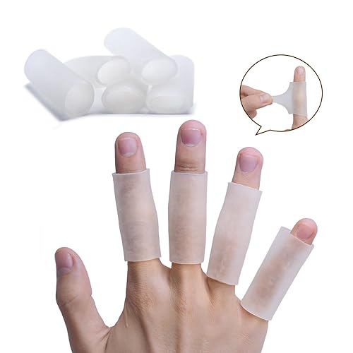 SumifunFinger Sleeves Protector Fabric Finger Cushion Toe Tubes For