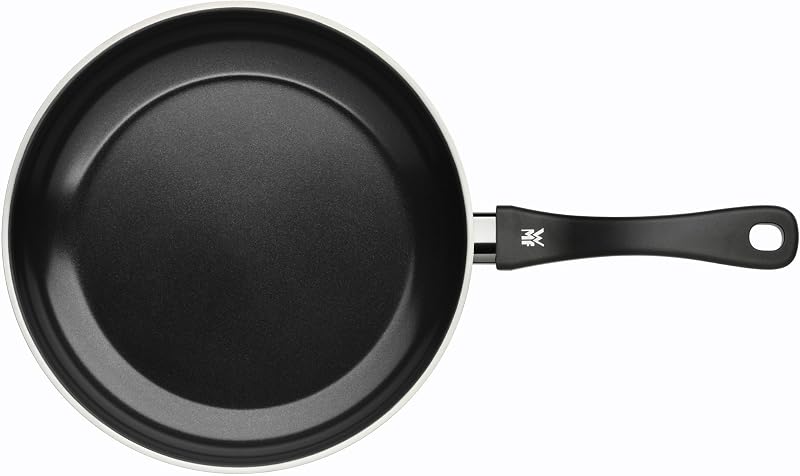 Devil - Sartén Antiadherente 28 cm, Sartén de Acero Inoxidable y Revestimiento Antiadherente para Todo Tipo de Cocinas Incluido Inducción, Color Negro