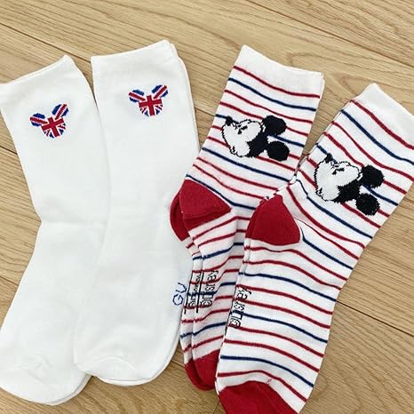 Amazon Co Jp ジーユー ミッキー 靴下 ソックス ホビー