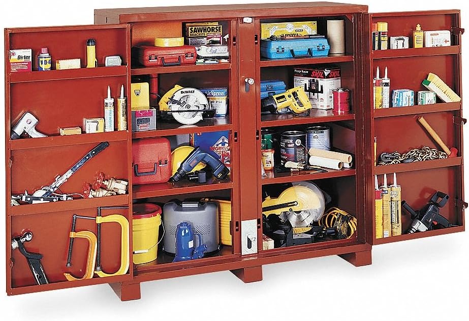 Amazon Com Jobox 30 Inch Deep Heavy Duty 2 Door Cabinet Home