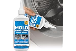 Mold Stain Cleaning Gel, Washing Machine Cleaner Gel with Brush for Front Loader, Household Grout Cleaner for Fridge, Bathroo