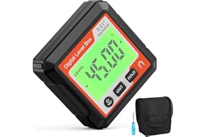 Digital Angle Gauge Leveler Finder Inclinometer Bevel Gauge for Woodworking, Magnetic Electronic Level Angle Finder Tools for
