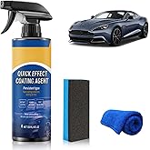 Car Quick-Acting Coating Agent Spray,3 in 1 High Protection Quick Car Coating Spray,Limlex Coating Sprays,Car Scratch Wax Polish Sprays Waterless Wash for Shine & Protection