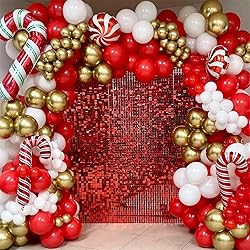 Shimmer Wall Backdrop Red Sequin Panel Backdrop 36