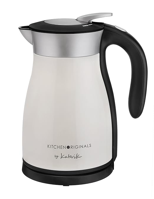 Team Kalorik Cordless Thermal Electric Kettle, 1.5 Litres, Stainless