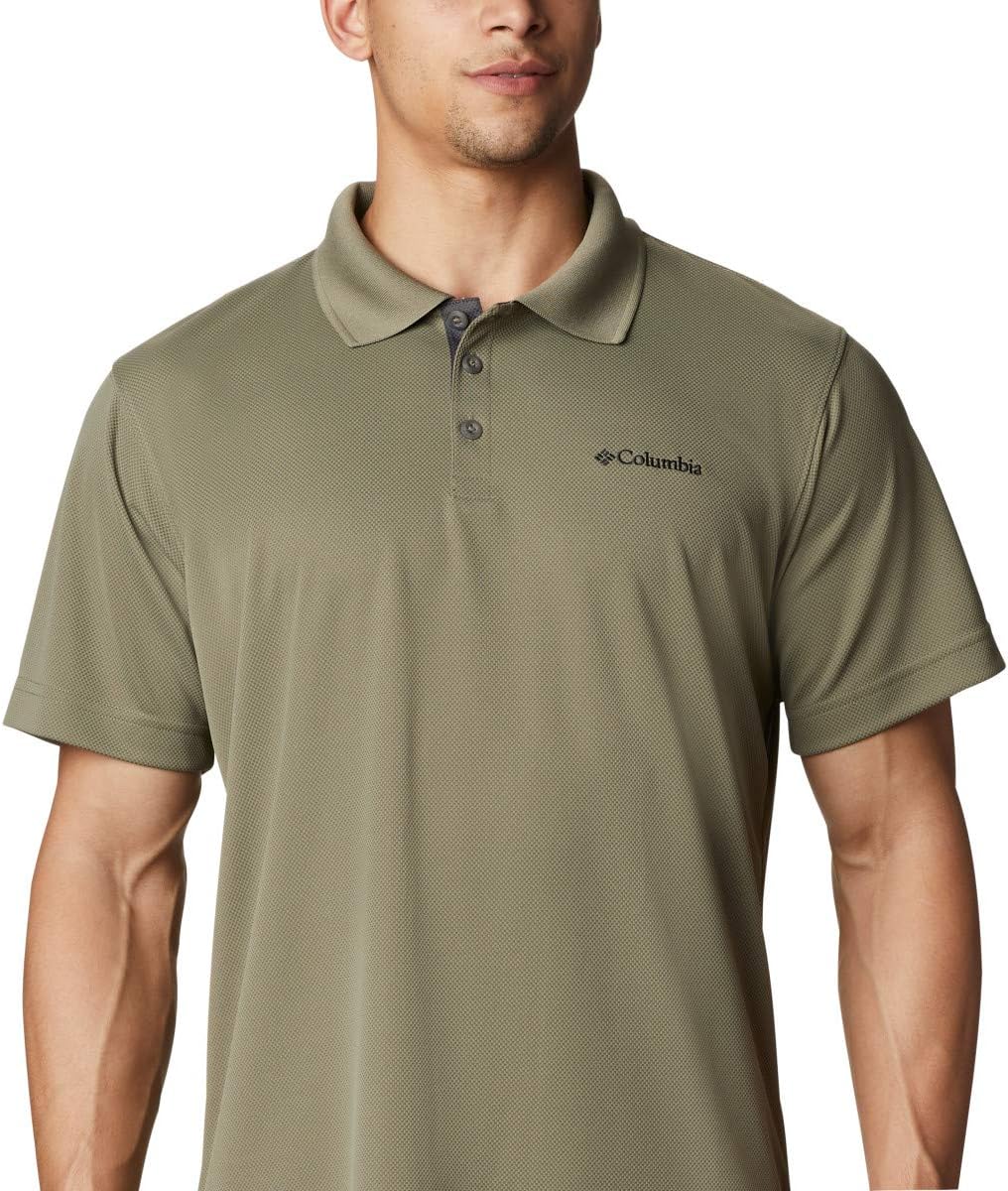 Columbia Men's Utilizer Short Sleeve Polo Shirt: Sports & Outdoors