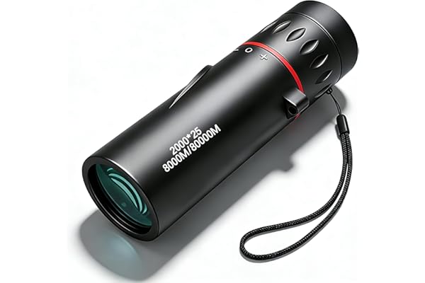 Mini Monocular Telescope, 25X High Definition HD with Multilayer Coating, Waterproof & Compact Design for Adults & Kids, for Hiking, Bird Watching, Concert, Travel and Outdoor Observation