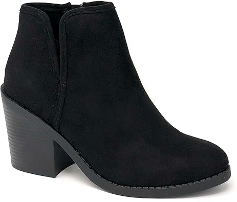 black booties heel target