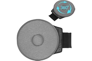 PILIPANE Car Swivel Seat Cushion with 360 Degree Rotation and Non-Slip Base – Extra Thick Memory Foam Pad for Elderly, Pregnant Women & Kids (40cm Diameter, Universal Fit for Car/Office/Home)