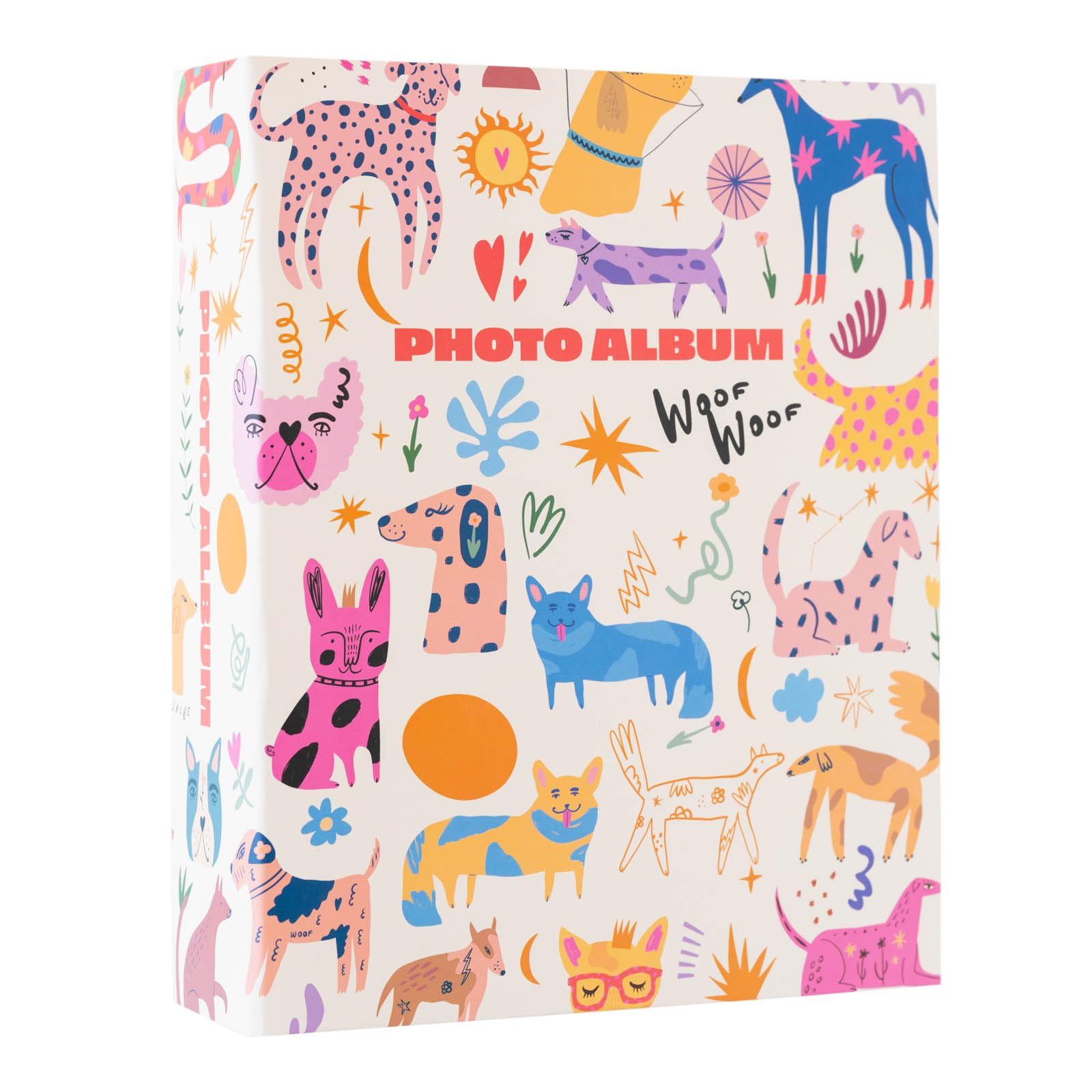Grupo Erik Large Photo Album - Cute Dogs | Slip In Photo Albums 304 Pockets, 13x20 cm, Memory Book | Family Gifts Under 15 Pounds, Gifts For Dog Lovers