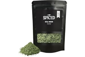 RHYTHM AROMATICS SPICED Dill Weed, 4 Oz of Whole Dill Weed in Closable Bag for Cooking, Great for Fish, Vegetable, Salad and Pickles