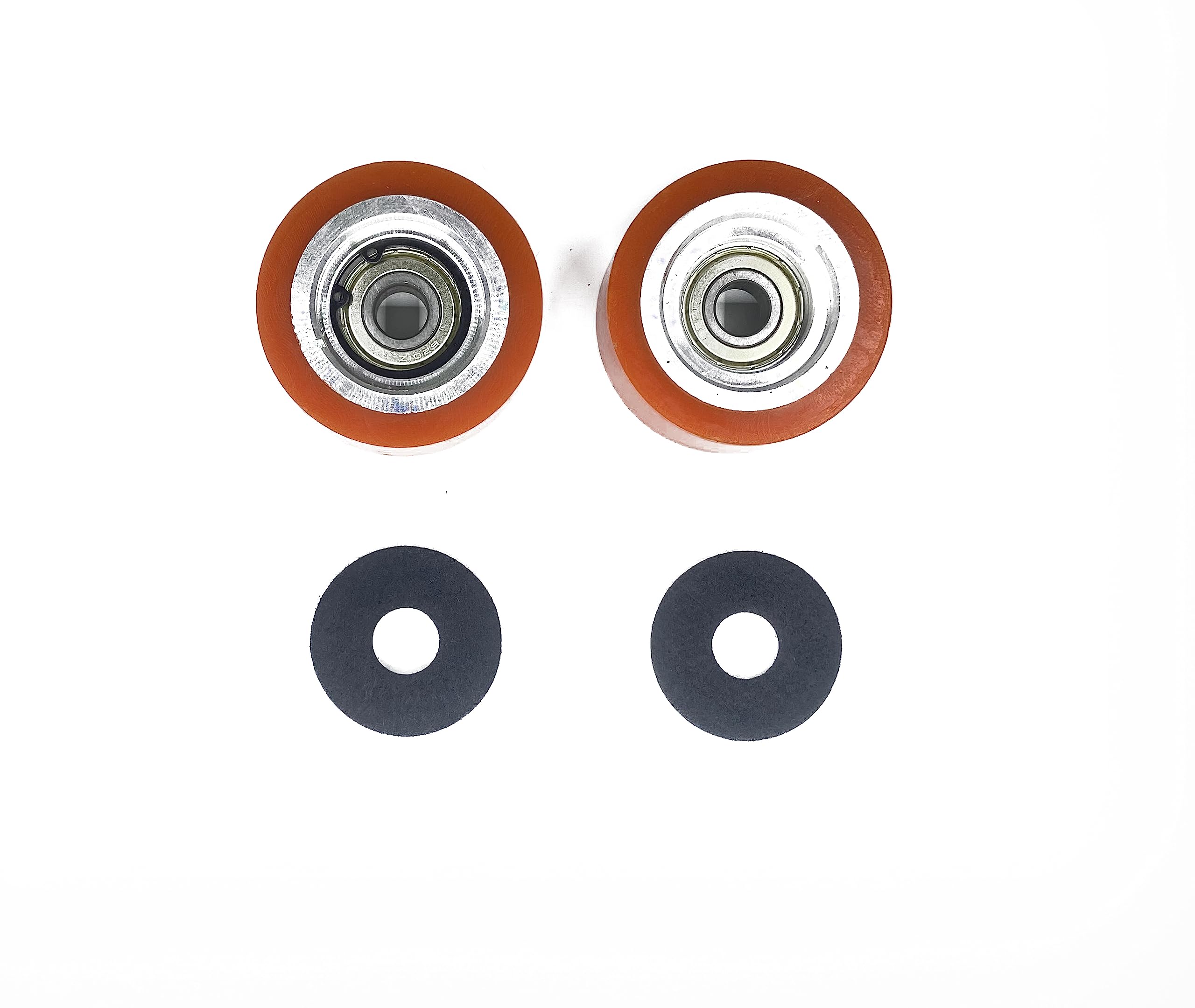 Photo 1 of (2PC) 70298701-70568201-70616701 Orange Roller Bearing Compatible with Alliance, Compatible with Huebsch, Compatible with Speedqueen