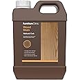 Furniture Clinic Wood Stain | Natural Oak | Water Based | Fast Drying, Low Odor, & Non-Toxic | for Indoor & Outdoor Furniture and More | Multiple Finishes | (85oz / 2.5L)