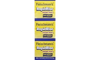 Fleischmann's Rapid Rise Instant Yeast Fast Acting 0.25 Ounce, 3 Count - PACK OF 8