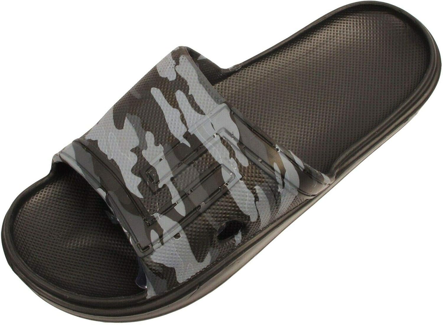 camouflage slide sandals