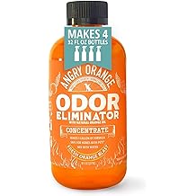 Angry Orange Pet Odor Eliminator 8 oz. bottle- Industrial Strength Pet Odor Remover - Makes (4) 32oz. Bottles - 1 Gallon - Ne