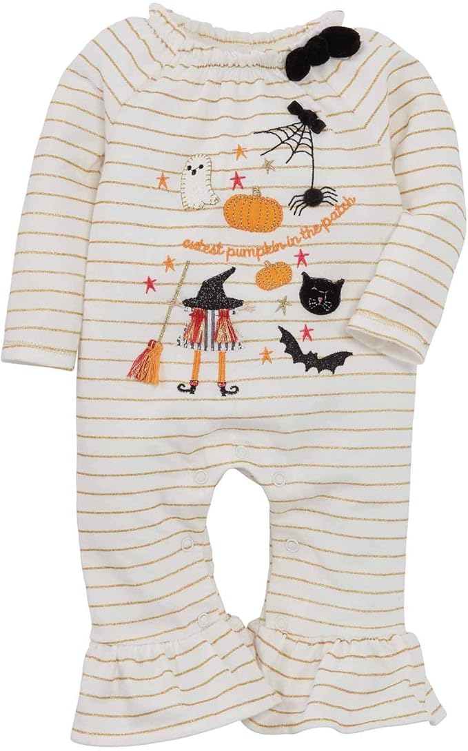 Mud Pie ハロウィンアイコン ワンピース Us サイズ 3 6 Months カラー ホワイト ワンピース チュニック 通販 Amazon