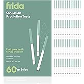 Frida Fertility at-Home Ovulation Test Kit, Easy-to-Use LH Test Strips for Ovulation Prediction Fertility Tracker, 99% Accuracy, Find 2 Most Fertile Days to Conceive, 60 Count