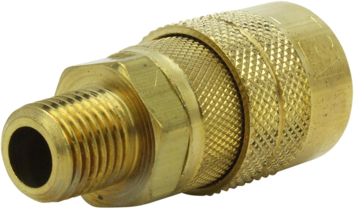Milton (S-716) 1/4" Male NPT M Style (Industrial) Air fitting Quick Connect Coupler - Garage And Shop Products - 