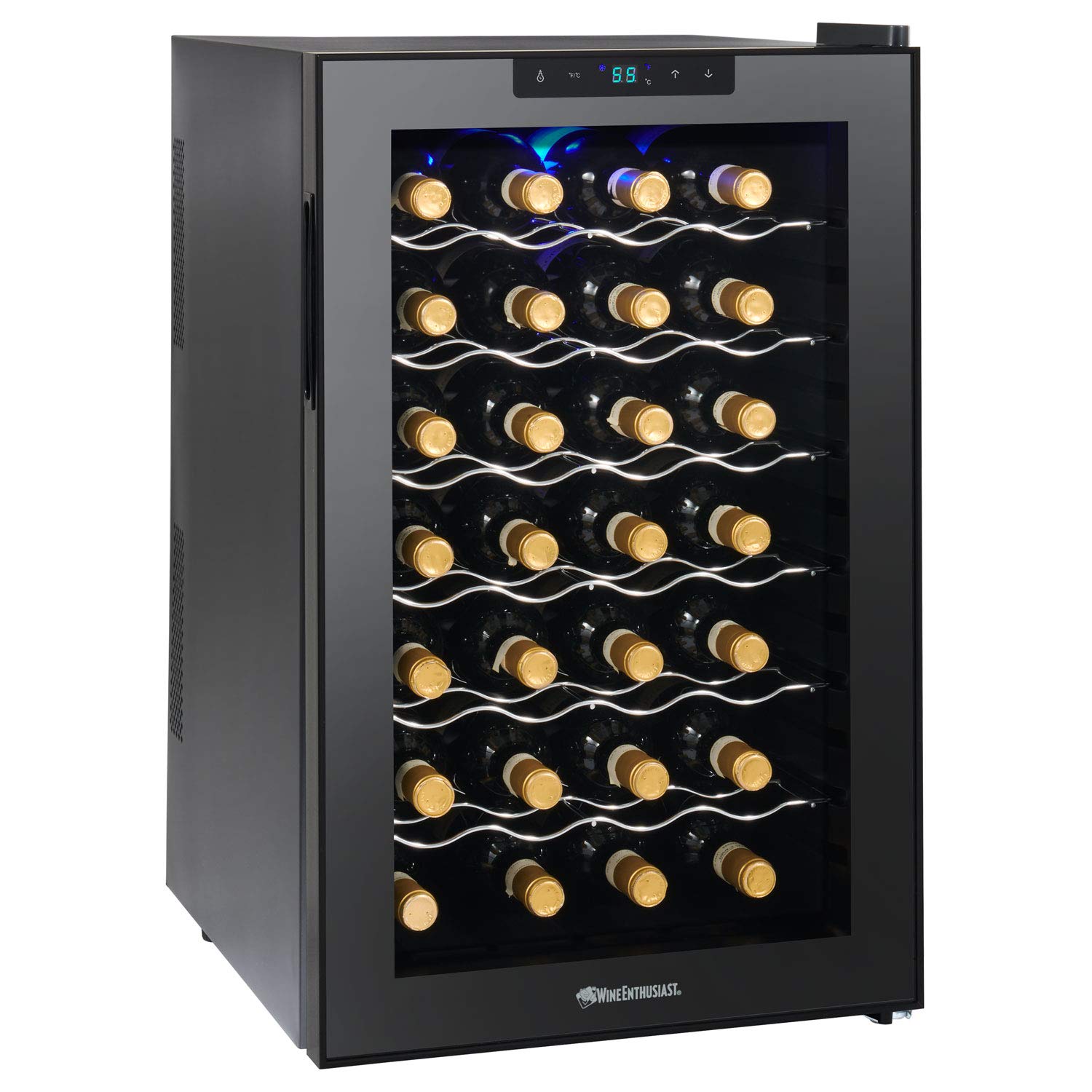 Wine Enthusiast Silent 28 Bottle Wine Refrigerator Freestanding