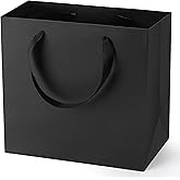 Generic Black Gift Bags With Handles: 12.5x4.5x11 Inch 12pcs Large Paper Bags Bulk For Party Shopping Wedding Birthday