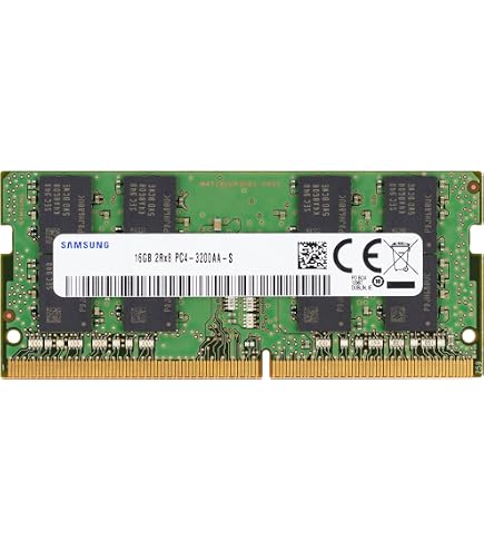 Samsung 16GB DDR4 メモリ×2枚セット(32GB) Samsung 16GB (1x16GB) DDR4 3200MHz PC4-25600 SODIMM 2Rx8 CL22 1.2v