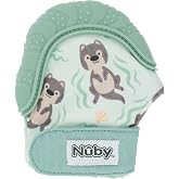 Nuby Happy Hands Silicone Teething Mitten | Otter