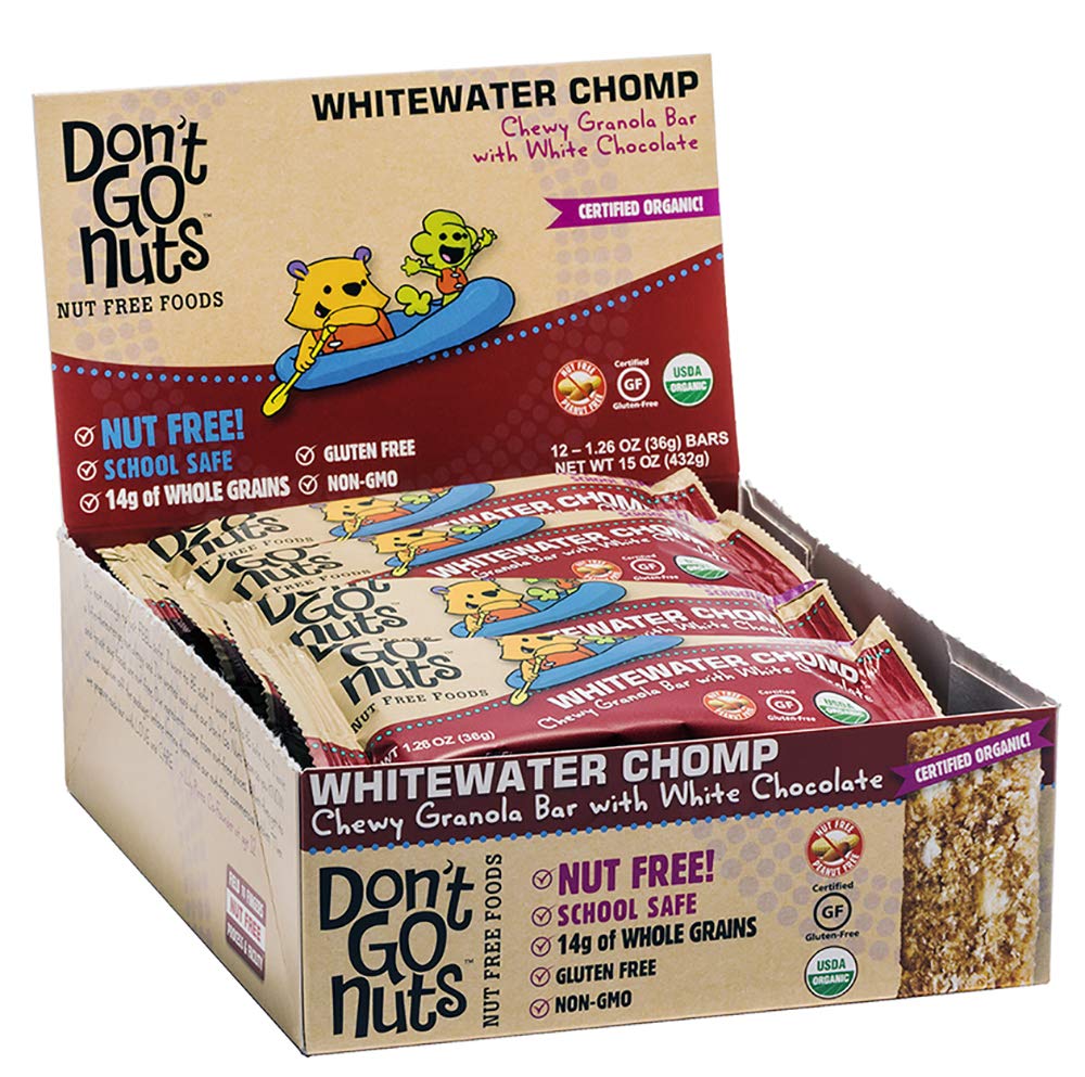 Don't Go Nuts NutFree Organic Snack Bars, Gorilla Power, Chewy Granola Bar with