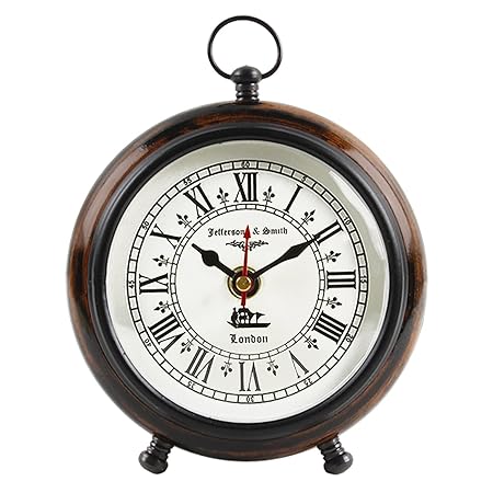 Artshai Antique Look Round Table Clock