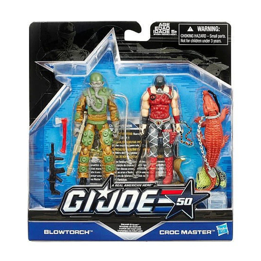 Buy G.I Joe, 50th Anniversary, Swamp Steam Action Figure Set [Blowtorch