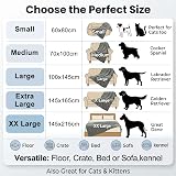 Onarway Waterproof Dog Blanket Large 100x145cm Grey Fleece Bed Sofa Car view 7